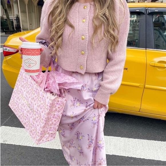 LOVESHACKFANCY CASHMERE SWEATER - Picture 2 of 10